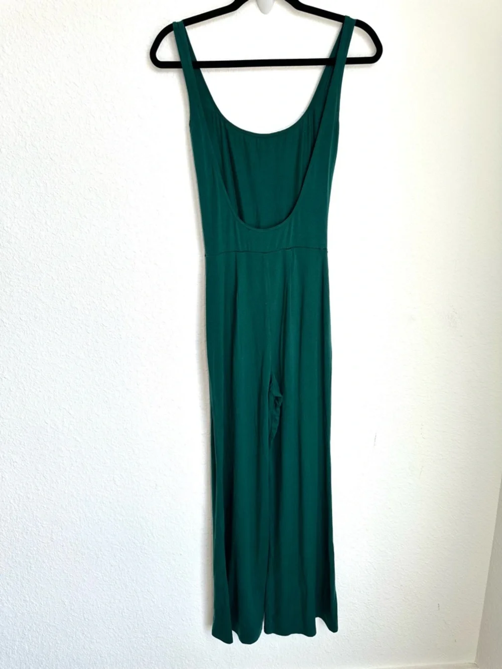 Reformation Rylee Jumpsuit XS Green Low‎ Back Sleeveless Wide Leg Romper